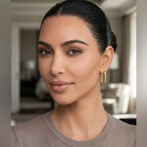 Chunky Gold Hoops Earrings Hoop